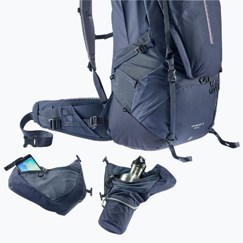 Trekingový batoh Deuter Aircontact X 60 + 15 l námořnická modrá 337002230670