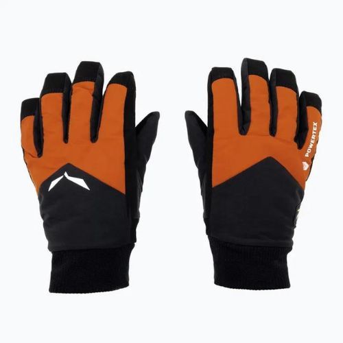 Salewa dětské trekové rukavice Ptx/Twr černá/oranžová 00-0000028218