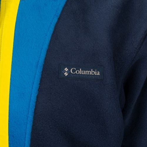 Columbia Back Bowl pánská fleecová mikina modrá 1872794