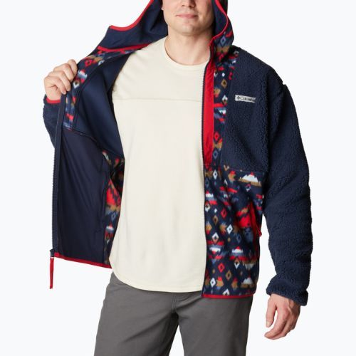 Columbia pánská fleecová mikina Backbowl Sherpa navy blue 1952403