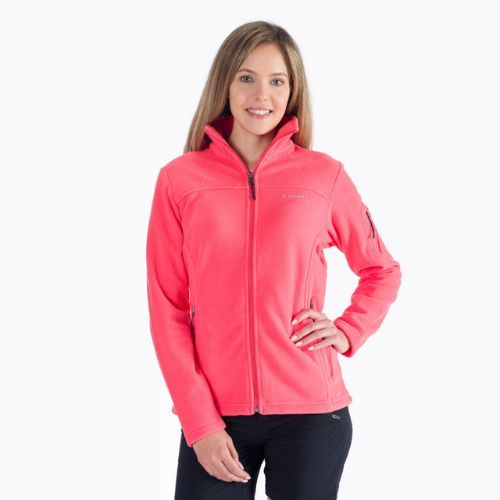 Dámská fleece mikina Columbia Fast Trek II růžová 1465351