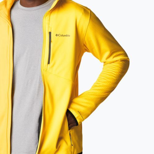 Columbia Park View pánská trekingová mikina žlutá 1952222