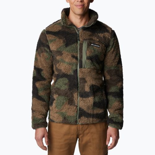 Columbia pánská mikina Winter Pass Print Fleece hnědá 1866565