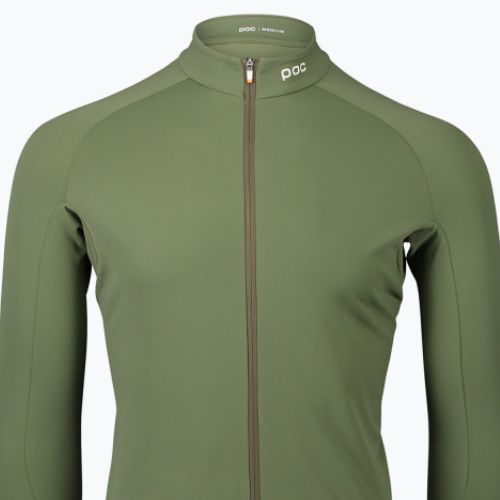 Pánské cyklistické oblečení s dlouhým rukávem POC Ambient Thermal Jersey epidote green