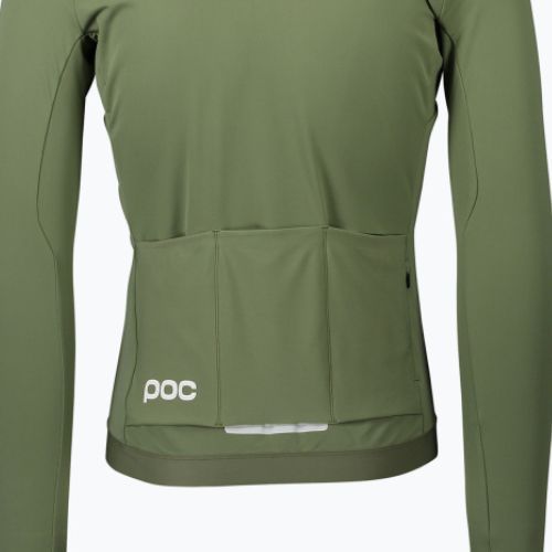 Pánské cyklistické oblečení s dlouhým rukávem POC Ambient Thermal Jersey epidote green
