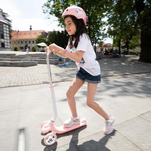 Dětská koloběžka HUMBAKA Fun růžová KS001