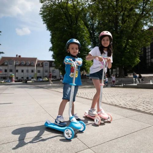 Dětská koloběžka HUMBAKA Fun růžová KS001