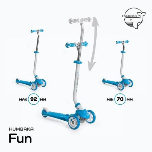 Dětská koloběžka HUMBAKA Fun modrý KS001