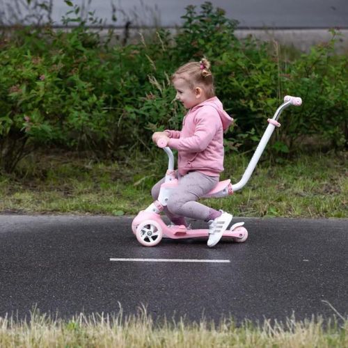 Dětská koloběžka HUMBAKA Fun 3in1 růžová KS002