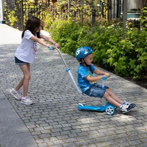 Dětská koloběžka HUMBAKA Fun 3in1 modrý KS002