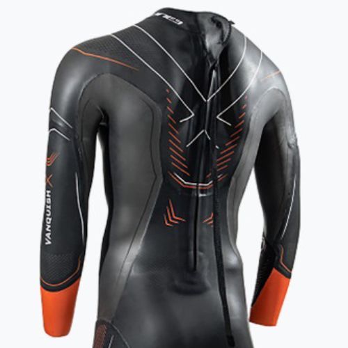 Pánský triatlonový neopren ZONE3 Vanquish-X black/orange