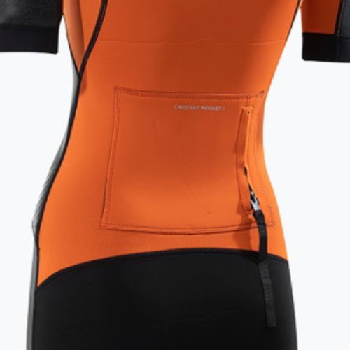 Dámský triatlonový neopren ZONE3 Versa Swimrun black/orange/gunmetal