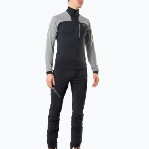 Pánská outdoorová mikina DYNAFIT Speed PTC 1/2 Zip šedo-černá 08-0000071498