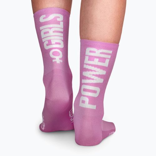Dámské cyklistické ponožky LUXA Girls Power pink LAM21SGPL1S