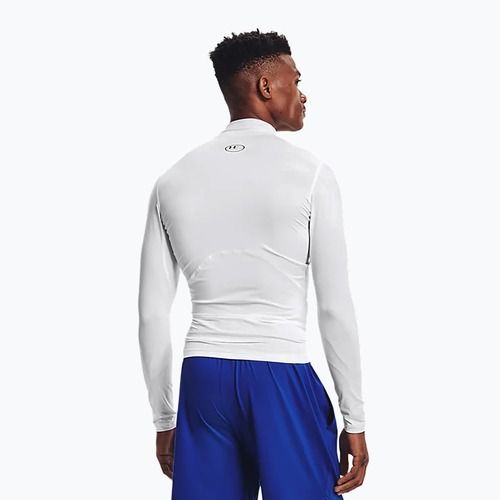 Under Armour pánské tričko s dlouhým rukávem Ua Hg Armour Comp Mock white 1369606-100