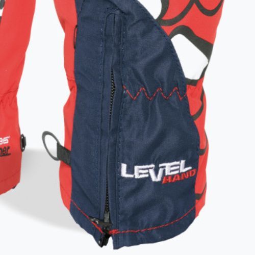 Dětské lyžařské rukavice Level Lucky červené 4146JG.20