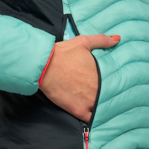 Dámská lyžařská bunda s kapucí DYNAFIT Speed Insulation Blue 08-0000071582