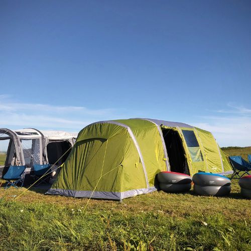Kempingový stan pro 8 osob Vango Longleat II Air 800XL zelený TEQLONGAIH09TAS