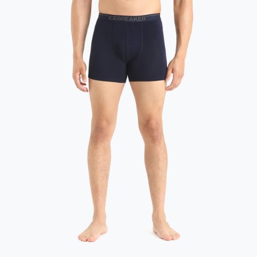 Pánské boxerky Icebreaker Anatomica 001 navy blue IB1030294231