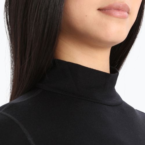 Dámská termoakční mikina icebreaker 260 Tech Turtleneck black