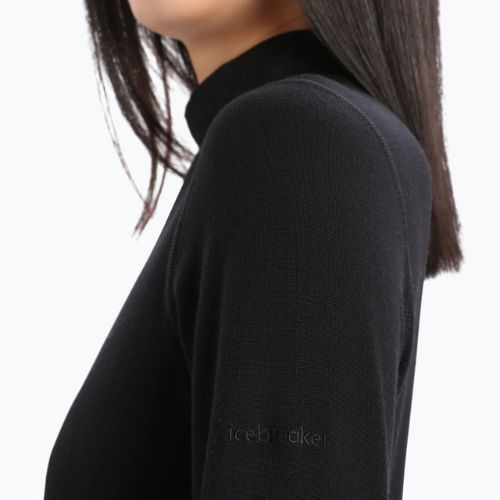Dámská termoakční mikina icebreaker 260 Tech Turtleneck black