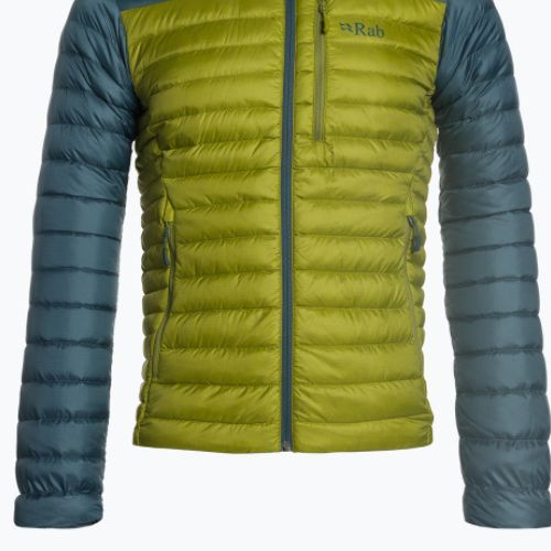 Pánská péřová bunda Rab Microlight Alpine modrá QDB-12-OBA-SML