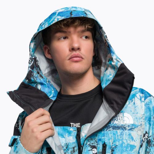 Pánská snowboardová bunda The North Face Printed Dragline blue NF0A7ZUF9C11