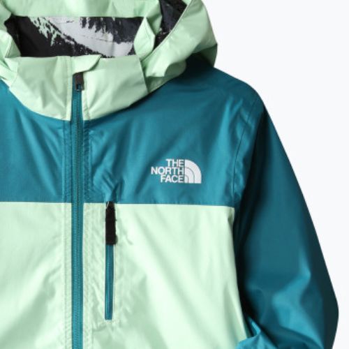 Dětská lyžařská bunda The North Face Teen Snowquest Plus Insulated tyrkysová NF0A7X3O