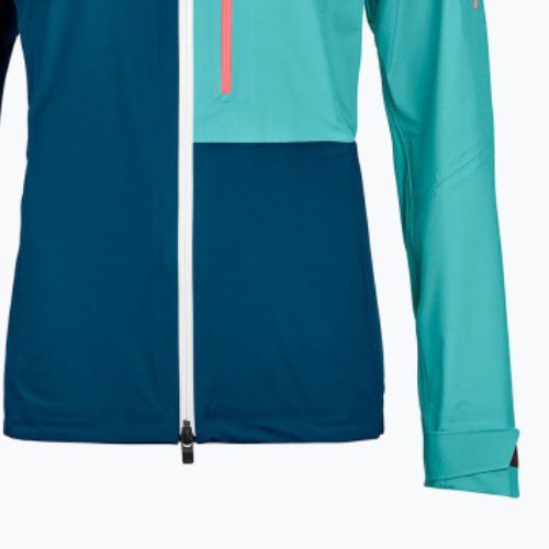 Dámská hardshellová bunda s membránou Ortovox 3L Ortler zelená 7061600006