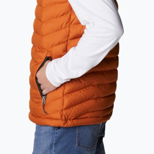 Columbia Powder Lite pánské turistické bez rukávů hnědé 1748031