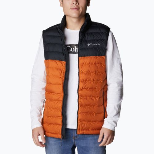 Columbia Powder Lite pánské turistické bez rukávů hnědé 1748031