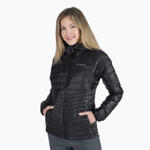 Dámská péřová bunda Columbia Platinum Peak Hooded černá 2008341