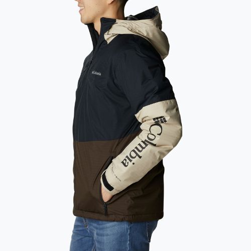 Columbia Point Park Insulated pánská péřová bunda hnědá a černá 1956811