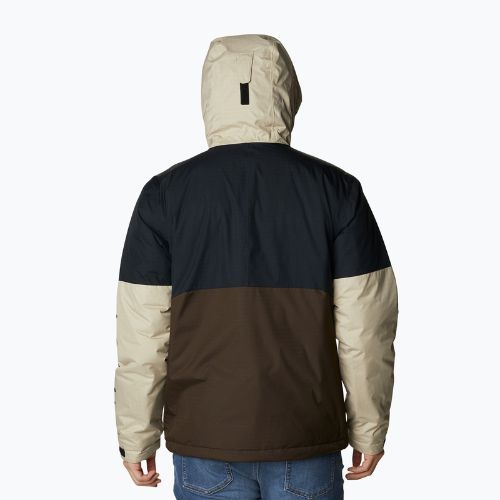 Columbia Point Park Insulated pánská péřová bunda hnědá a černá 1956811