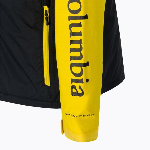 Columbia Point Park Insulated pánská péřová bunda hnědo-černo-žlutá 1956811