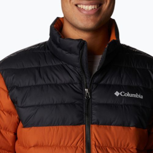 Pánská péřová bunda Columbia Powder Lite oranžová 1698001