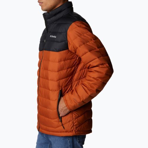 Pánská péřová bunda Columbia Powder Lite oranžová 1698001