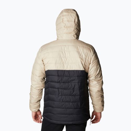 Pánská péřová bunda Columbia Powder Lite Anorak béžovo-černá 1957391