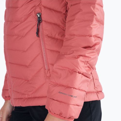 Columbia Powder Lite Hooded pink dámská péřová bunda 1699071