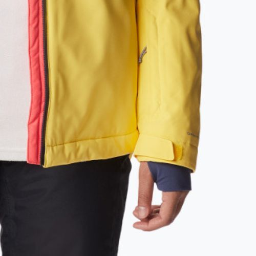 Dámská lyžařská bunda Columbia Snow Slab Blackdot žluto-červená 2007551