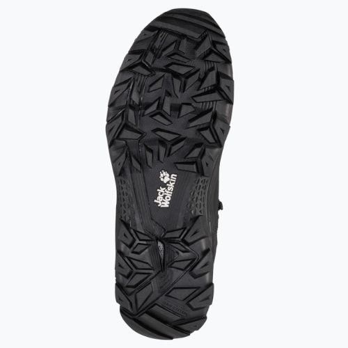 Pánská trekingová obuv Jack Wolfskin Everquest Texapore Mid černá 4053611