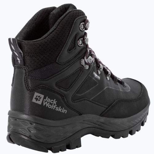 Pánská trekingová obuv Jack Wolfskin Rebellion Guide Texapore Mid černá 4053791