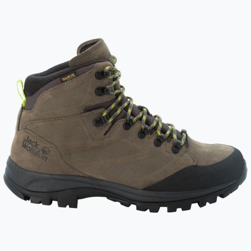 Pánská trekingová obuv Jack Wolfskin Rebellion Texapore Mid hnědá 4051171