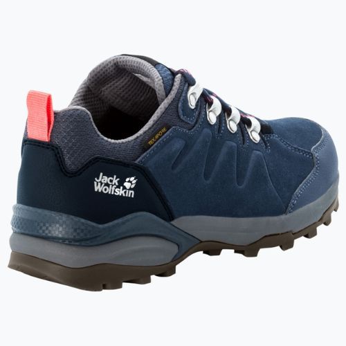 Dámská trekingová obuv Jack Wolfskin Refugio Texapore Low tmavě modrá 4050821