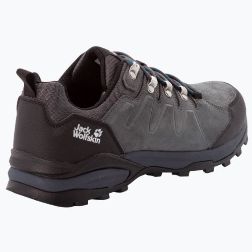 Pánská trekingová obuv Jack Wolfskin Refugio Texapore Low šedo-černá 4049851