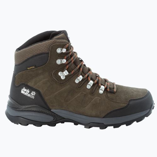 Trekingové boty pánské Jack Wolfskin Refugio Texapore Mid khaki/phantom 4049841