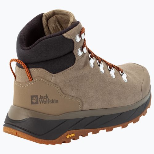 Jack Wolfskin pánské trekové boty Terraventure Urban Mid brown 4053561