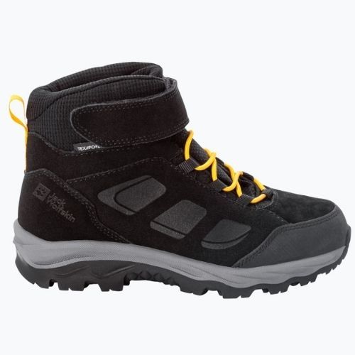 Jack Wolfskin Vojo Lt Texapore Mid dětské trekové boty černé 4054021