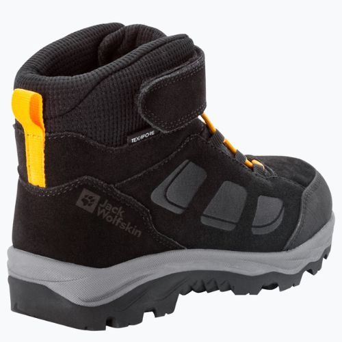 Jack Wolfskin Vojo Lt Texapore Mid dětské trekové boty černé 4054021