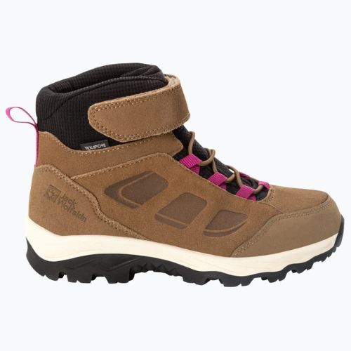 Dětské trekové boty Jack Wolfskin Vojo Lt Texapore Mid brown 4054021